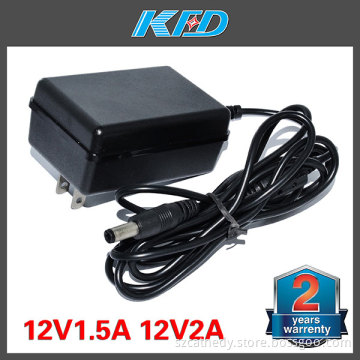Hot Sale Power Supply 12V 1.5A Switching Power Charger Wall Plug